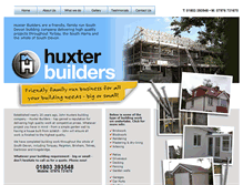 Tablet Screenshot of huxterbuilders.co.uk